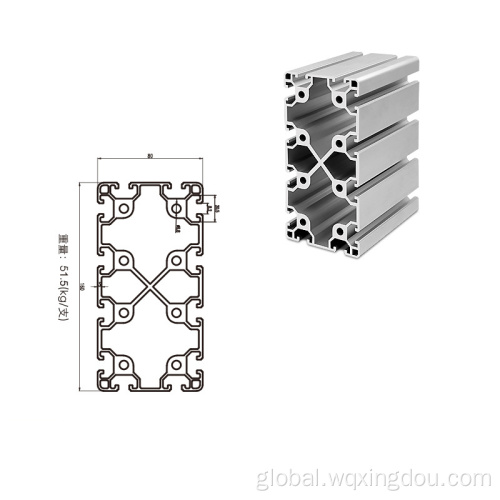 80160 Aluminum Profile European Heavy 80160 aluminum profile European standard heavy support Manufactory